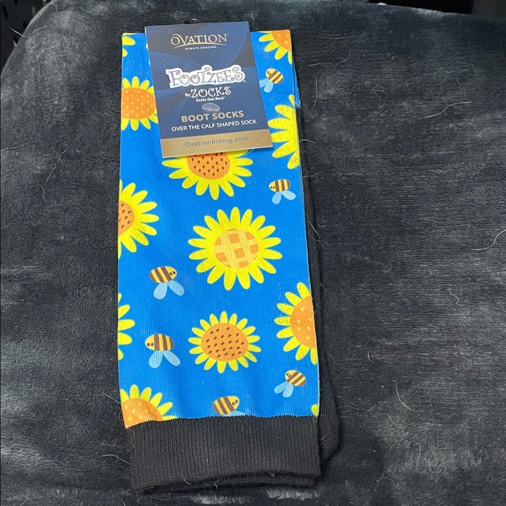 Ovation Sunflower Boot Socks